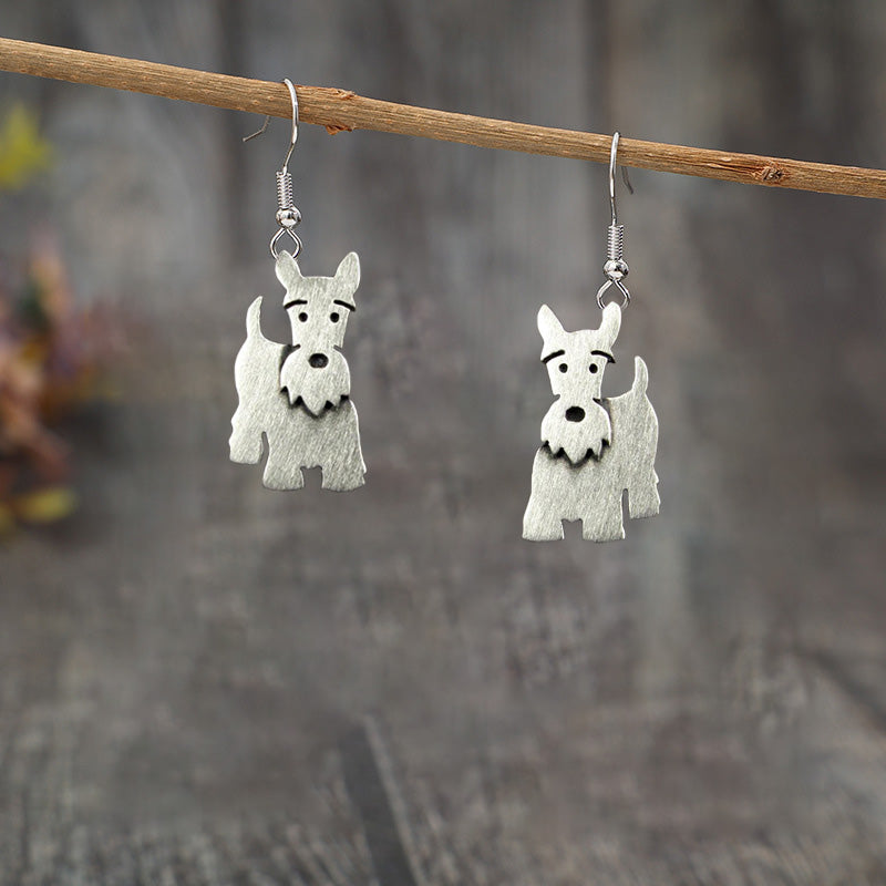 Vintage Scottish Terrier Earrings