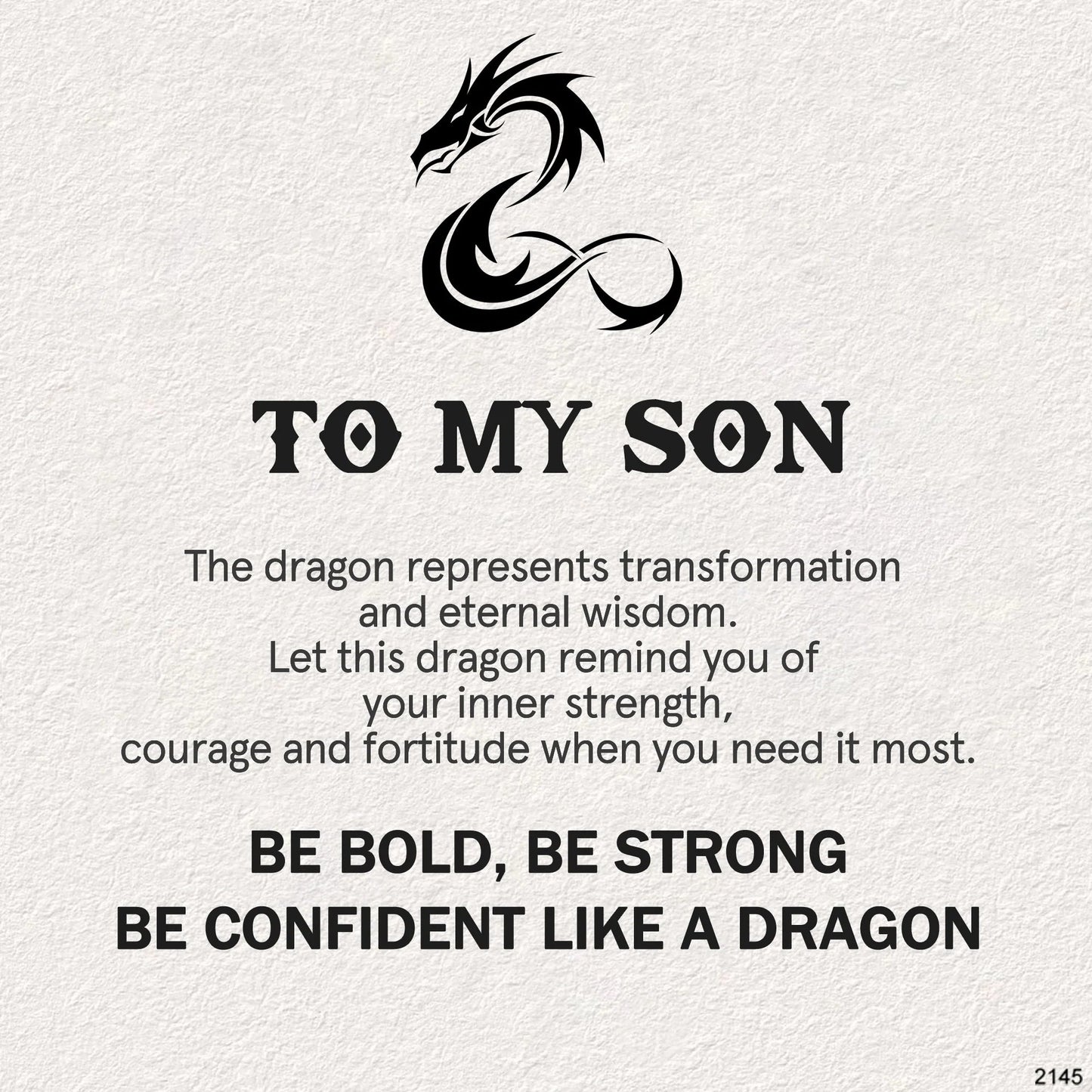 Be Confident Like a Dragon Dragon Necklace