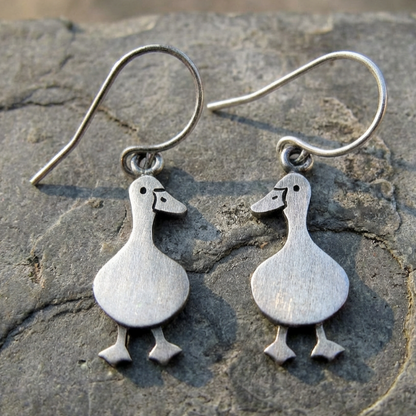 Vintage Duck Earrings