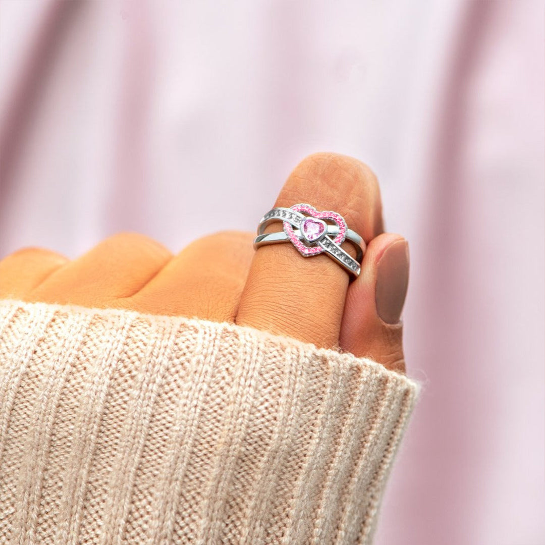 I Wear Pink For My Mother Infinite Love Ring