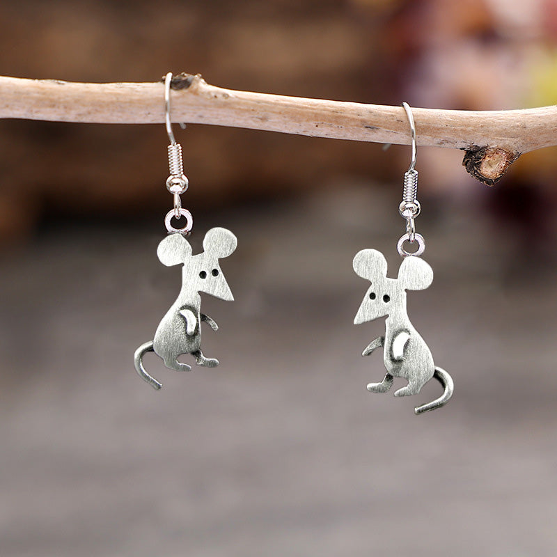 Vintage  Mouse Earrings