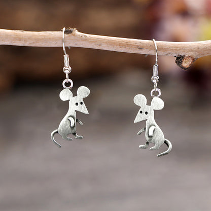 Vintage  Mouse Earrings