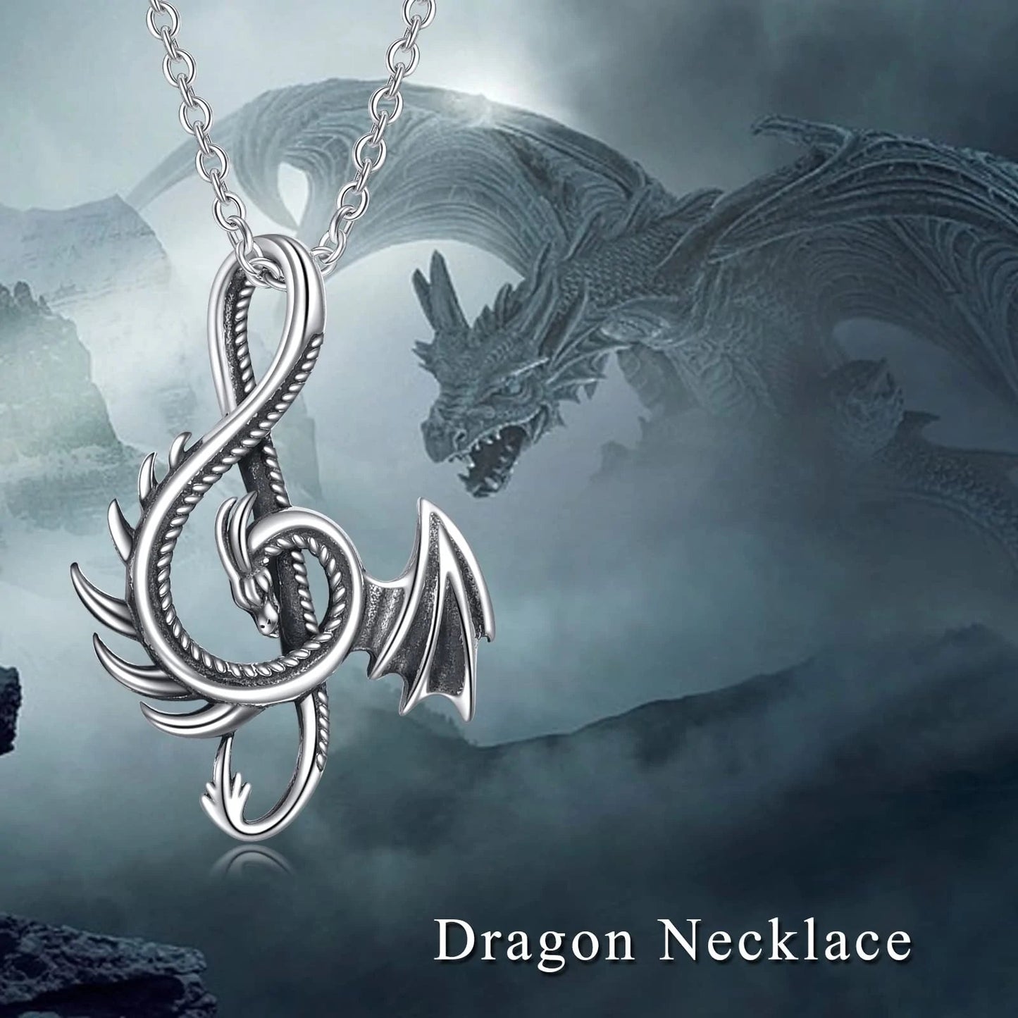 Be Confident Like a Dragon Dragon Necklace