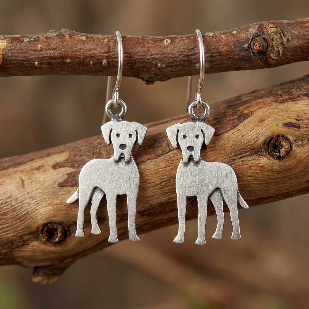 Tiny Great Dane Earrings