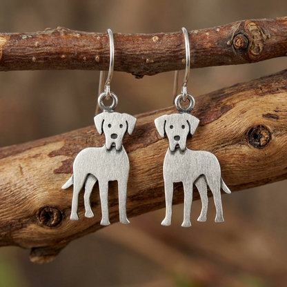 Tiny Great Dane Earrings