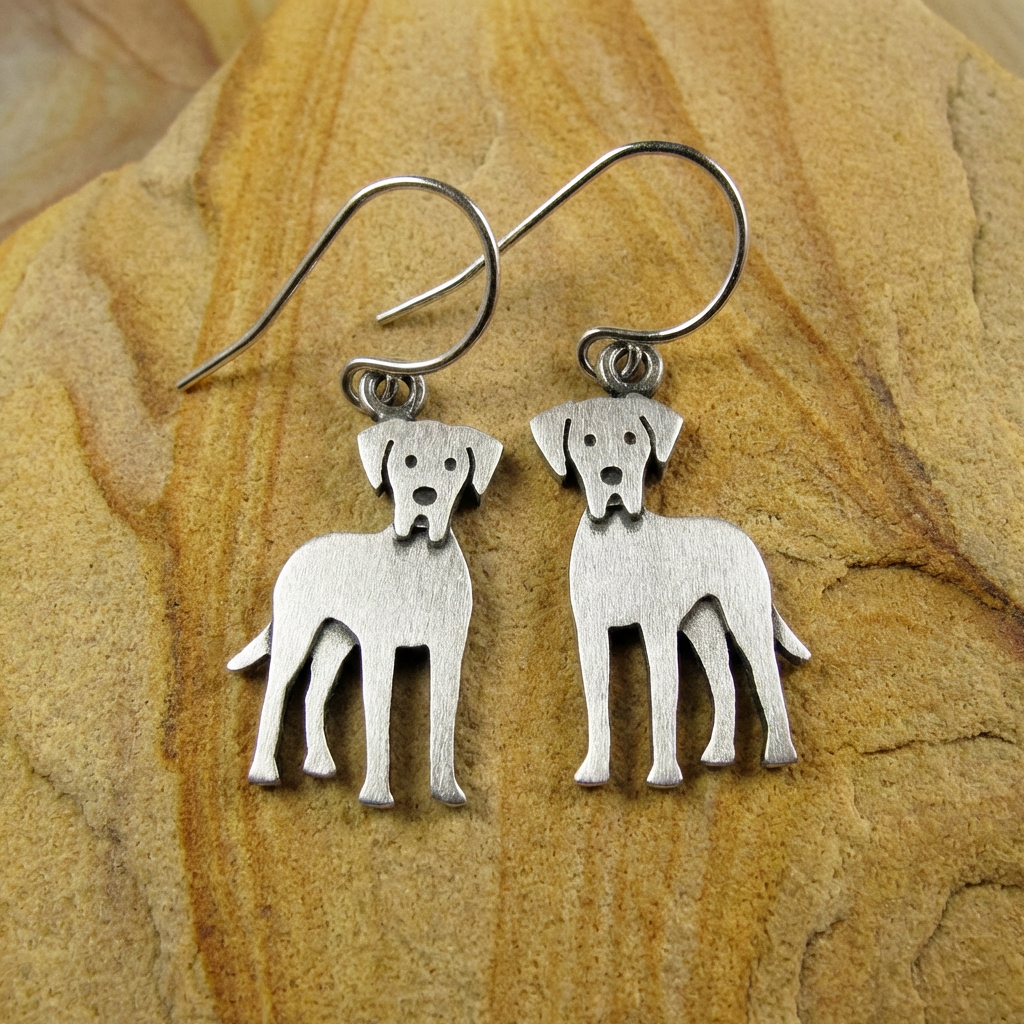 Tiny Great Dane Earrings