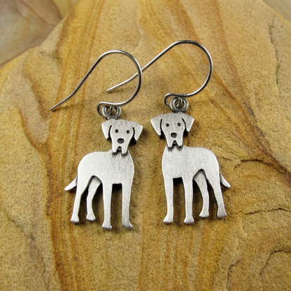 Tiny Great Dane Earrings