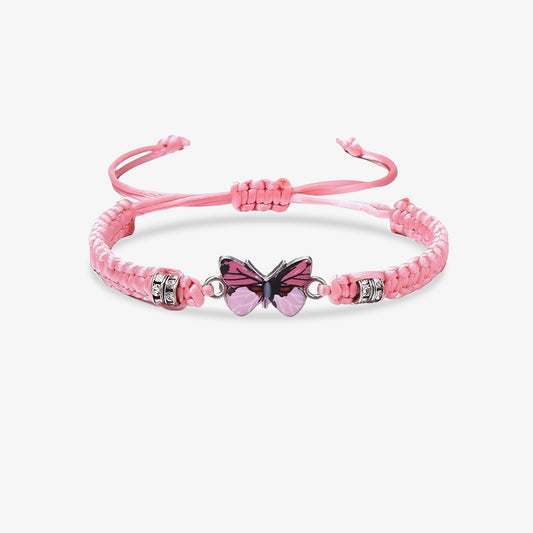 Breast Cancer Awareness Butterfly Bracelet