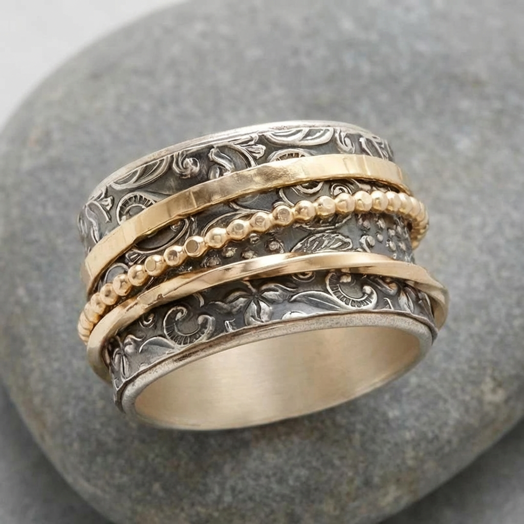 Vintage Gold & Silver Antique Ring