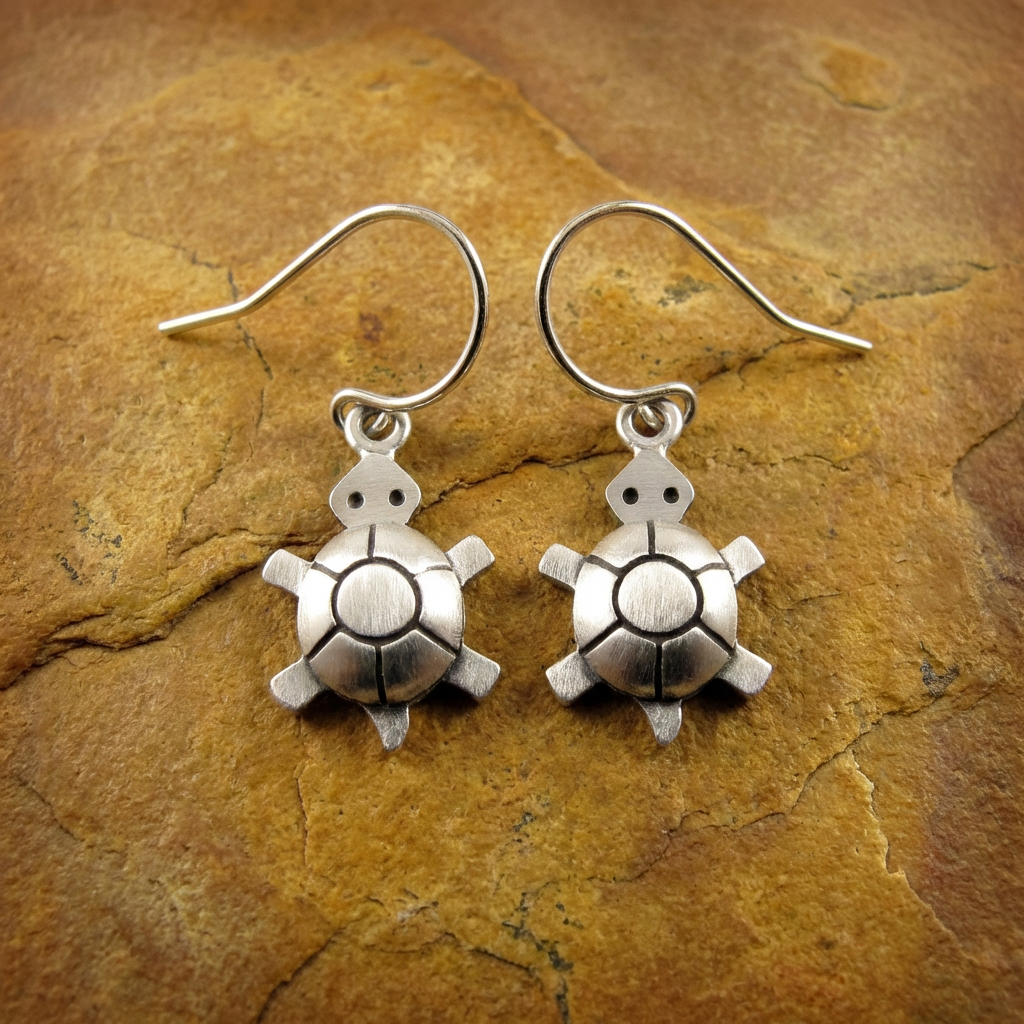 Tiny Turtle Earrings