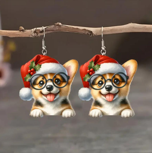 Smiling Puppy Earrings