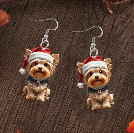 Lively Puppy Earrings