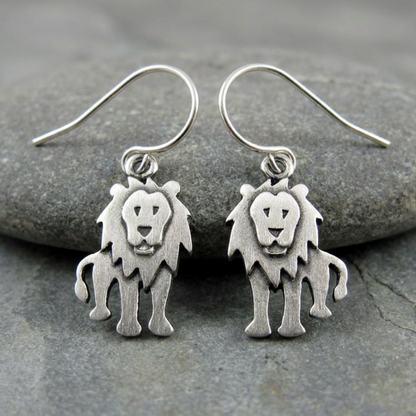Vintage Lion Earrings
