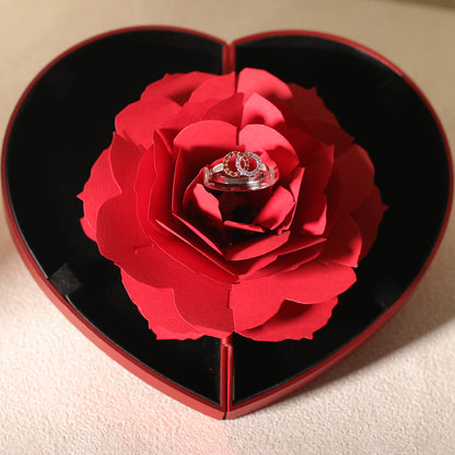 S925 Custom Birthstones Interlocking Ring