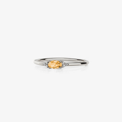 Multiple Sclerosis Minimal Oval Cut Ring