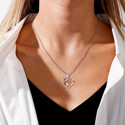For Niece - S925 Infinity Heart Necklace