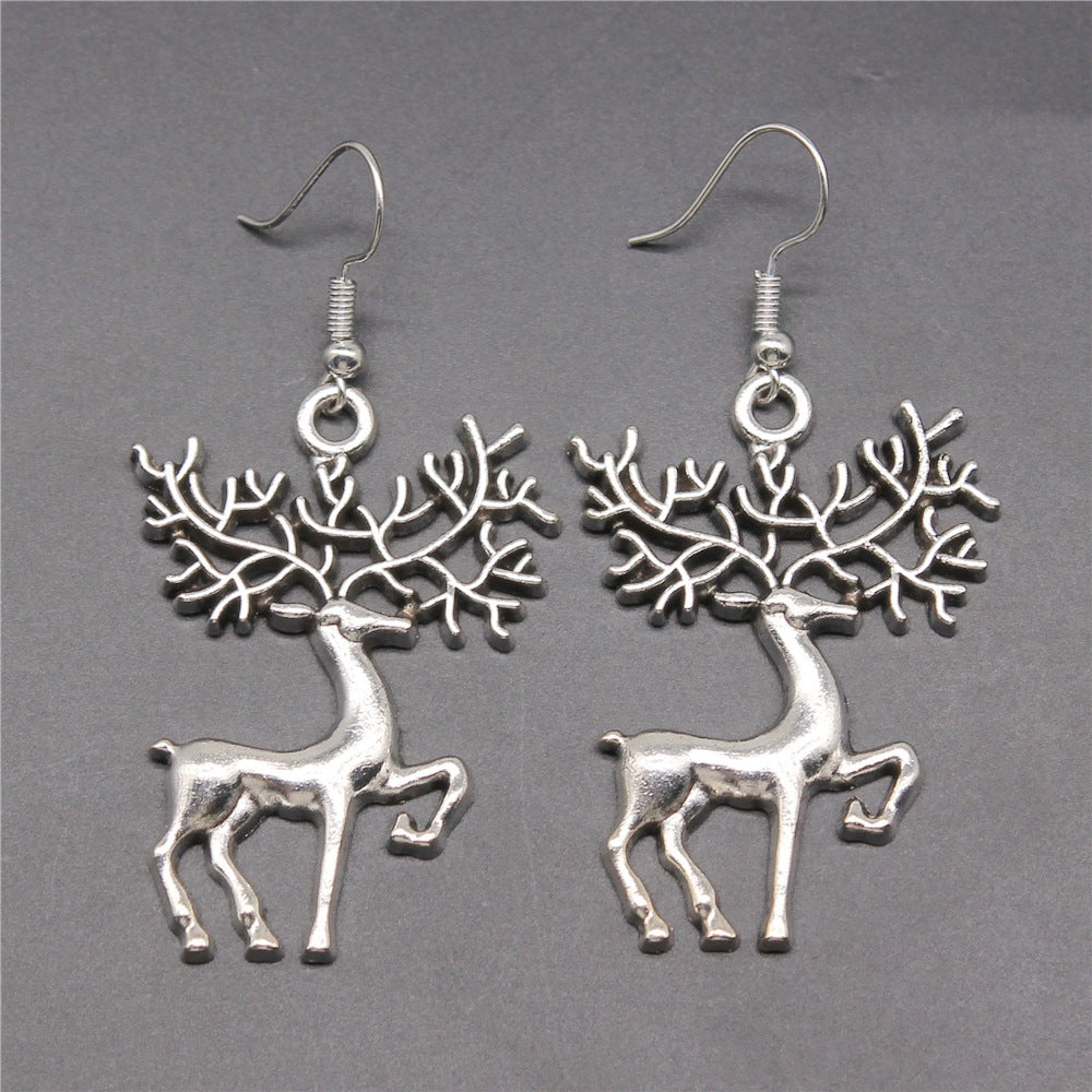 Retro Simple Reindeer Earrings