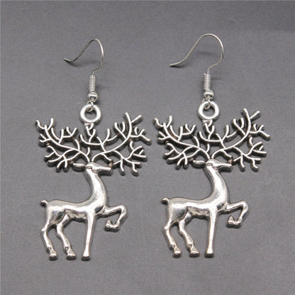 Retro Simple Reindeer Earrings