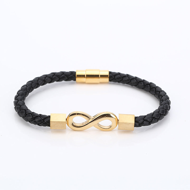InspiringJewel For Son - Ceramic Infinity Braided Bracelet
