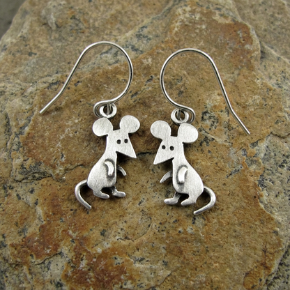 Vintage  Mouse Earrings
