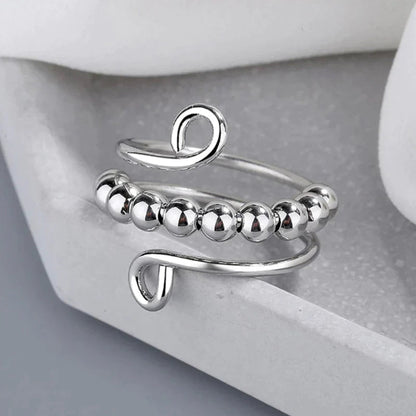 For Daughter - Drive Away Your Anxiety Circle Beads Fidget Ring