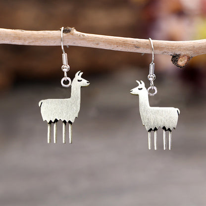 Vintage Llama Earrings