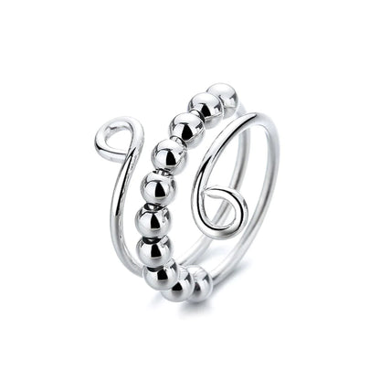 For Daughter - Drive Away Your Anxiety Circle Beads Fidget Ring