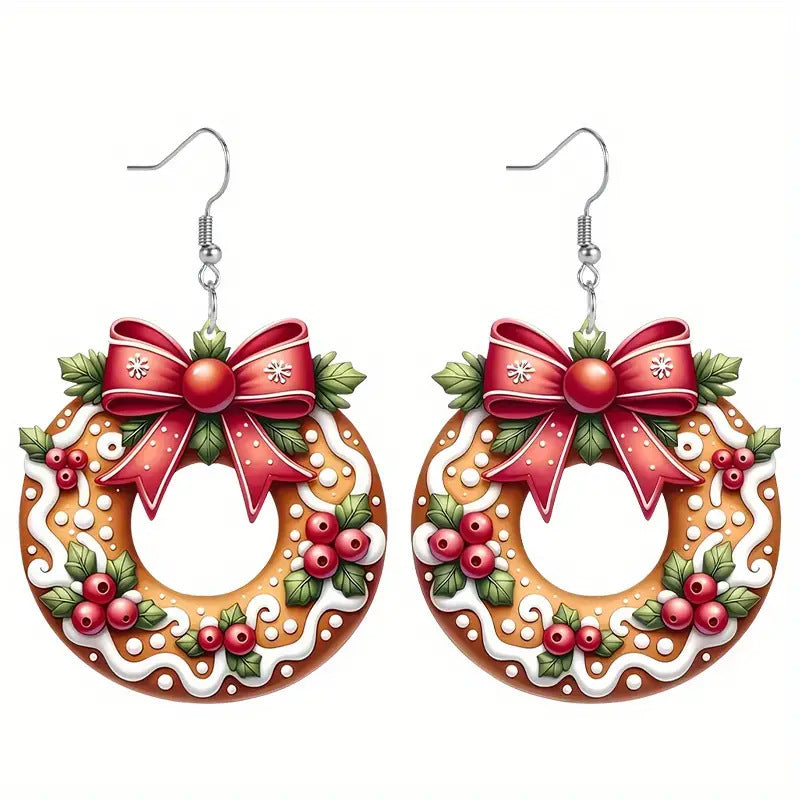 Christmas Cookie Earrings