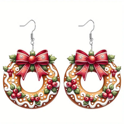 Christmas Cookie Earrings