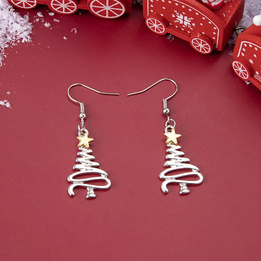 Christmas Earrings Series Star