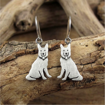 German Shepherd Earrings