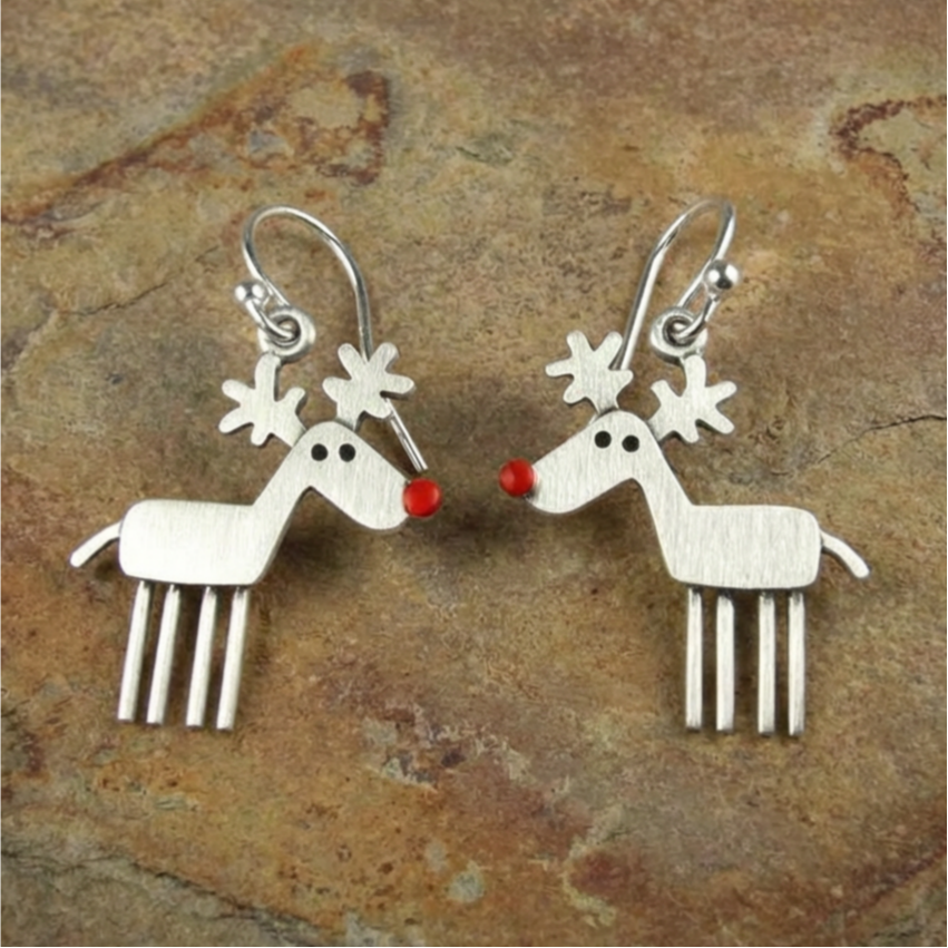 Vintage Rudolph Earrings