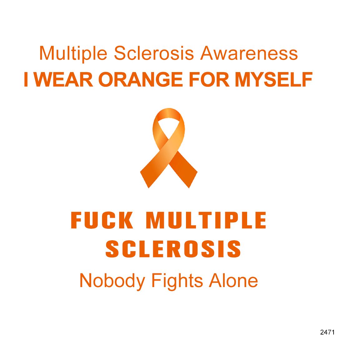 Multiple Sclerosis Awareness Orange Tennis Bracelet