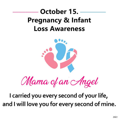 Mama of an Angel- Round plate date name customized necklace
