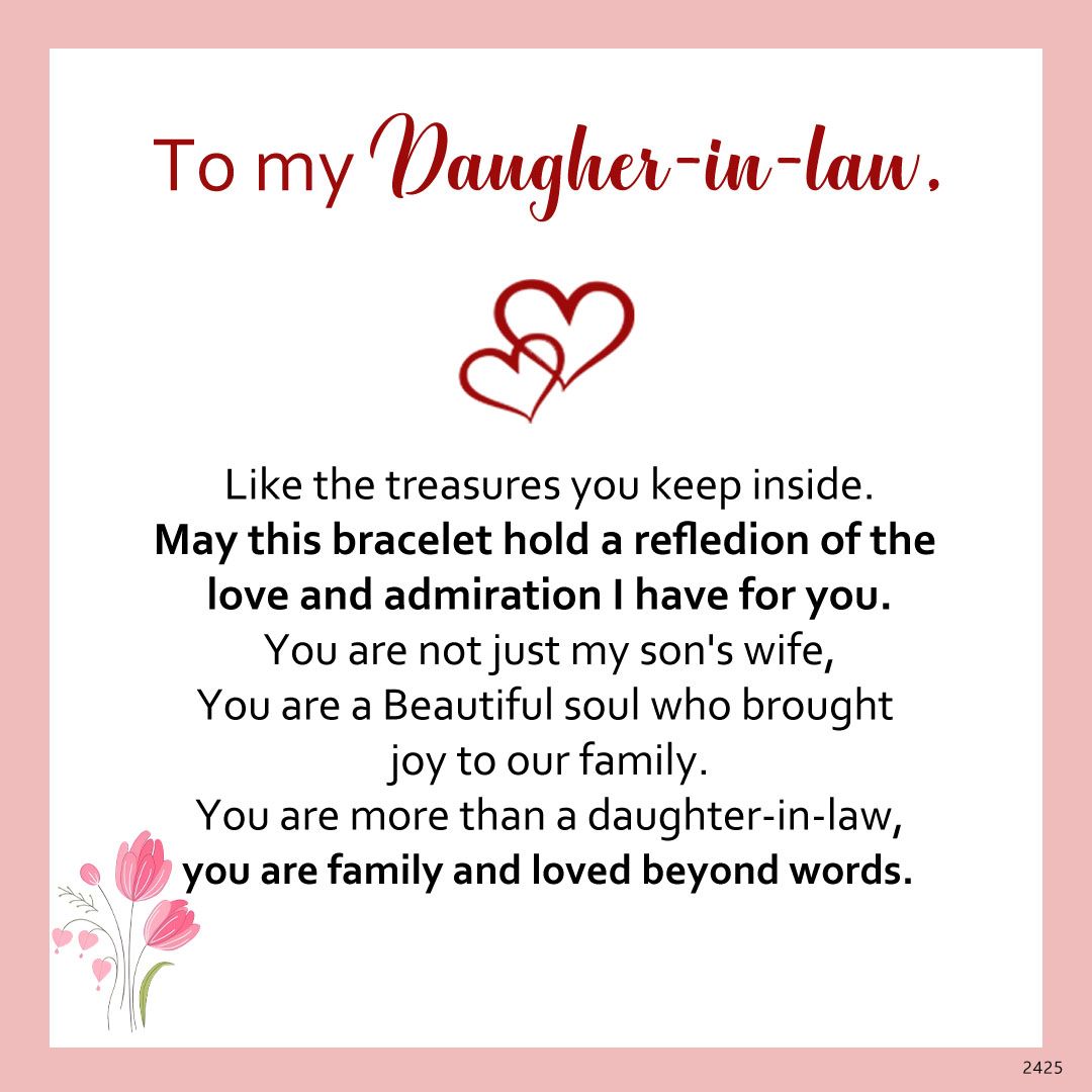 For Daughter-in-law - Bangle Gift Set