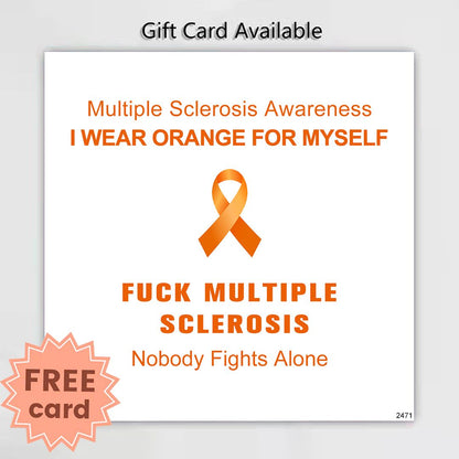 Multiple Sclerosis Minimal Oval Cut Ring