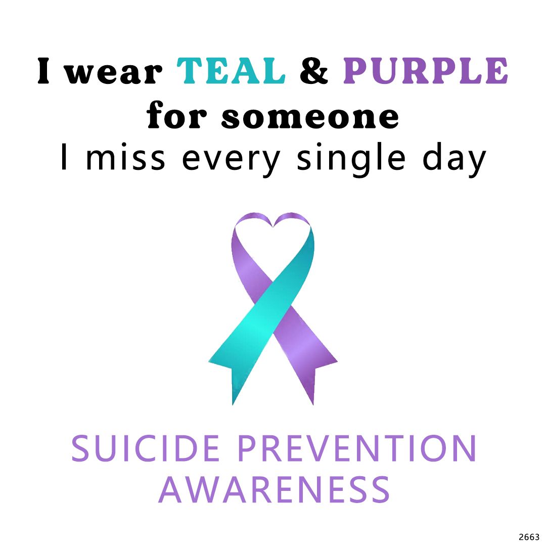 Suicide Prevention Awareness-Teal And Purple Butterfly Ring