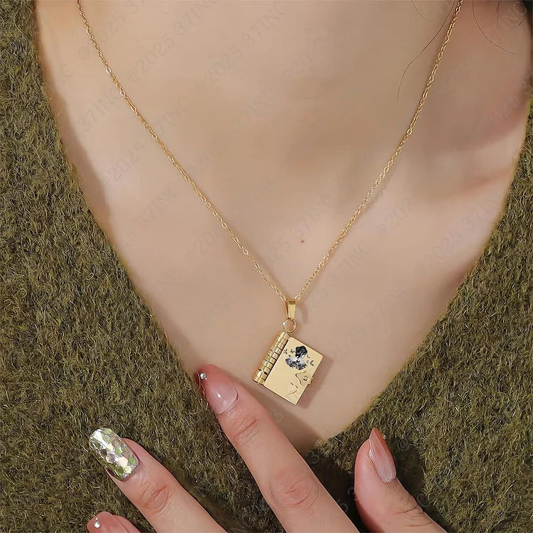 For Granddaughter - I'm The Storm Book Necklace