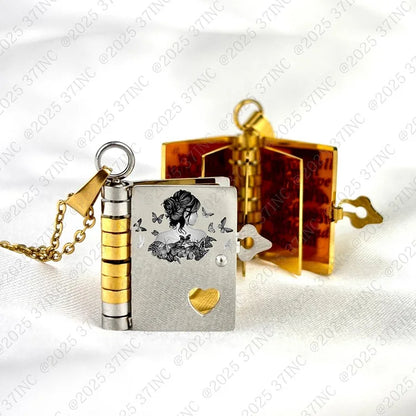 For Granddaughter - I'm The Storm Book Necklace