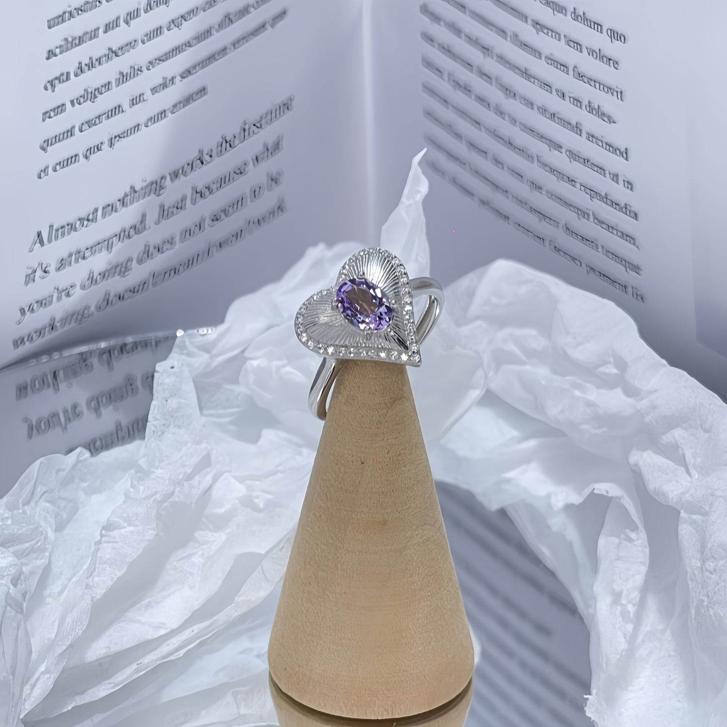 Amethyst Heart Ring – A Mother’s Day Gift of Timeless Love