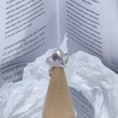 Amethyst Heart Ring – A Mother’s Day Gift of Timeless Love