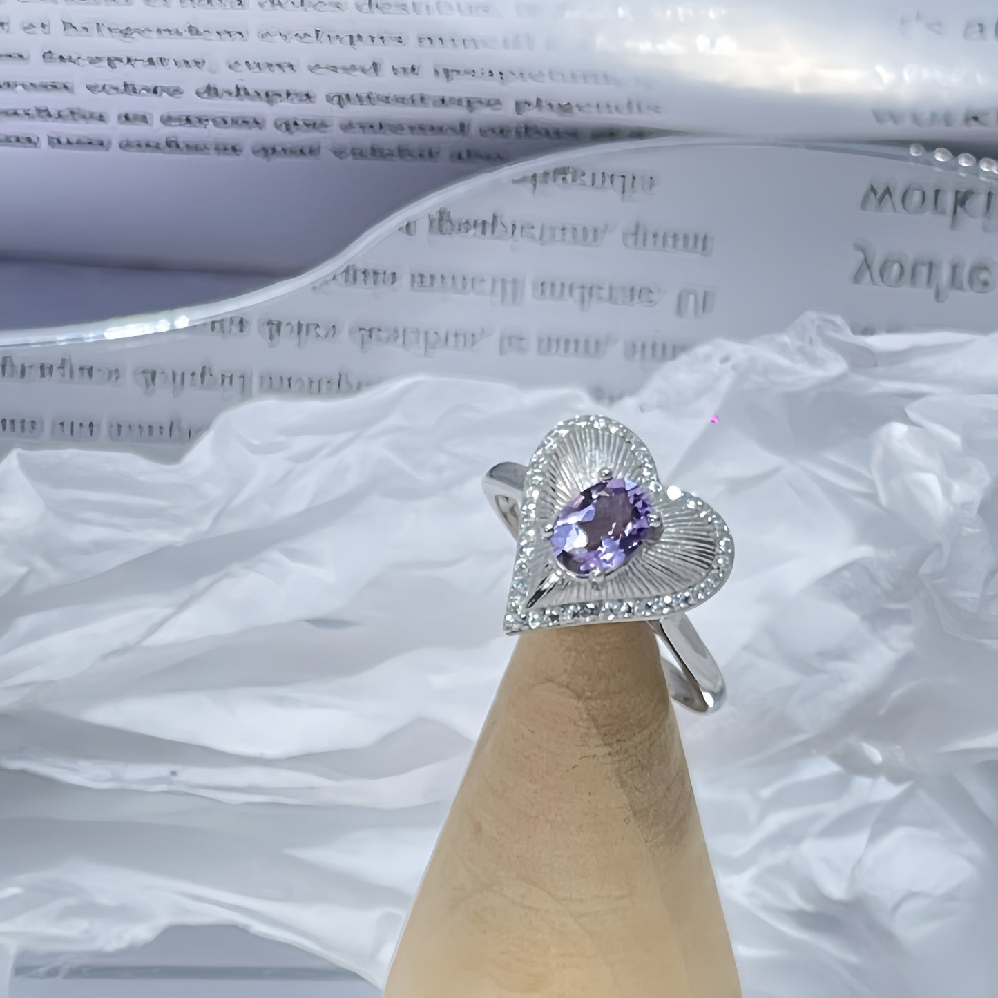 Amethyst Heart Ring – A Mother’s Day Gift of Timeless Love