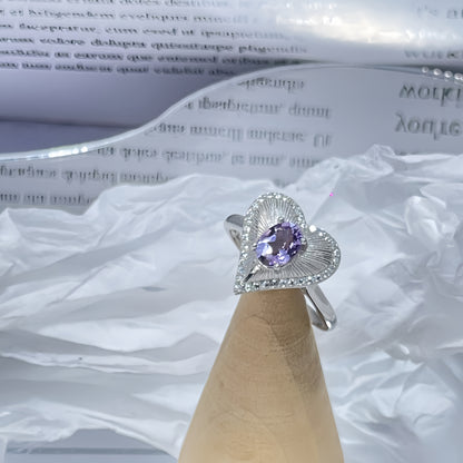 Amethyst Heart Ring – A Mother’s Day Gift of Timeless Love