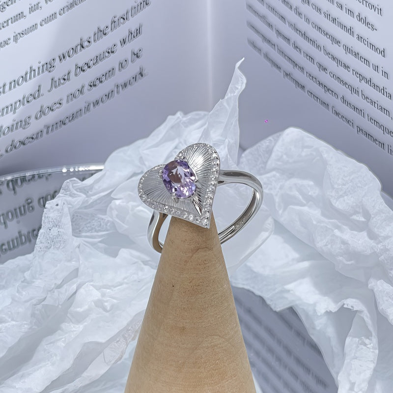 Amethyst Heart Ring – A Mother’s Day Gift of Timeless Love