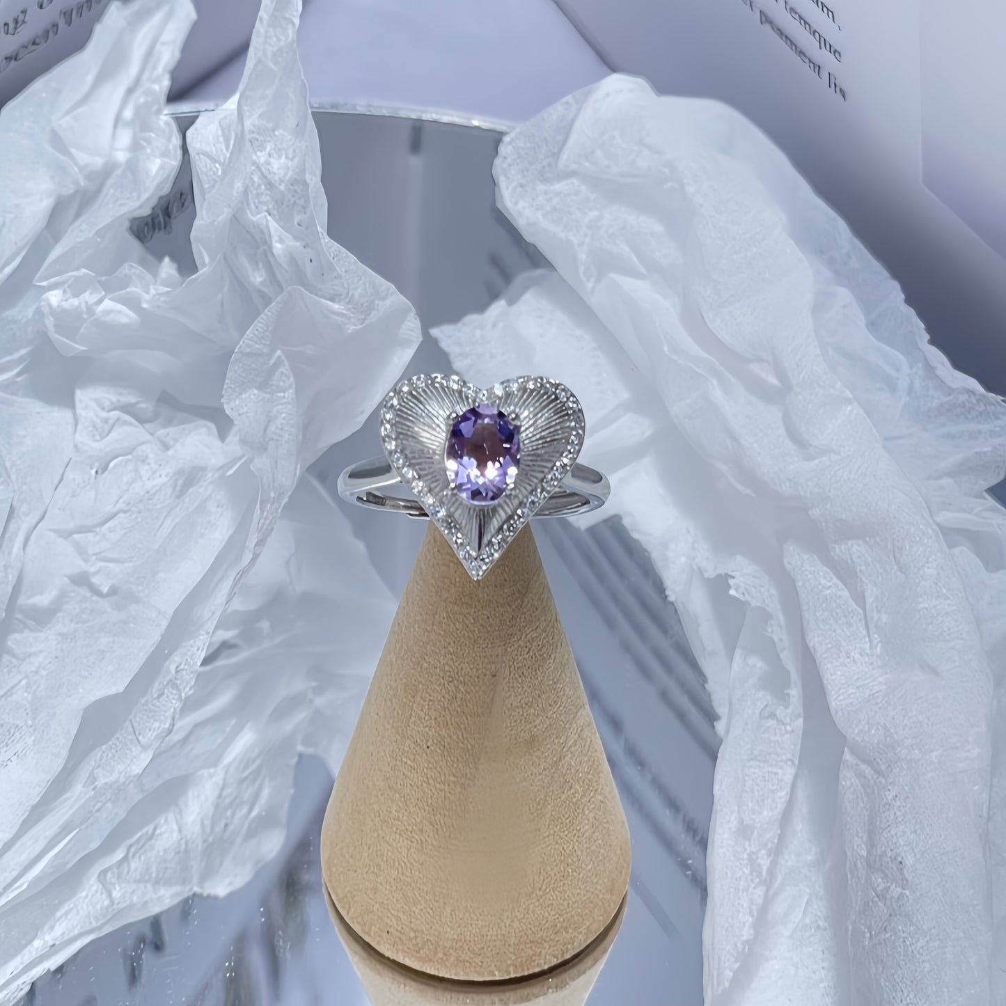 Amethyst Heart Ring – A Mother’s Day Gift of Timeless Love