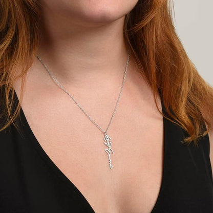 To My Daughter-in-law-Birthday Flower Name Necklace