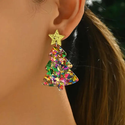 Christmas Tree Earrings