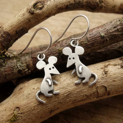 Vintage  Mouse Earrings
