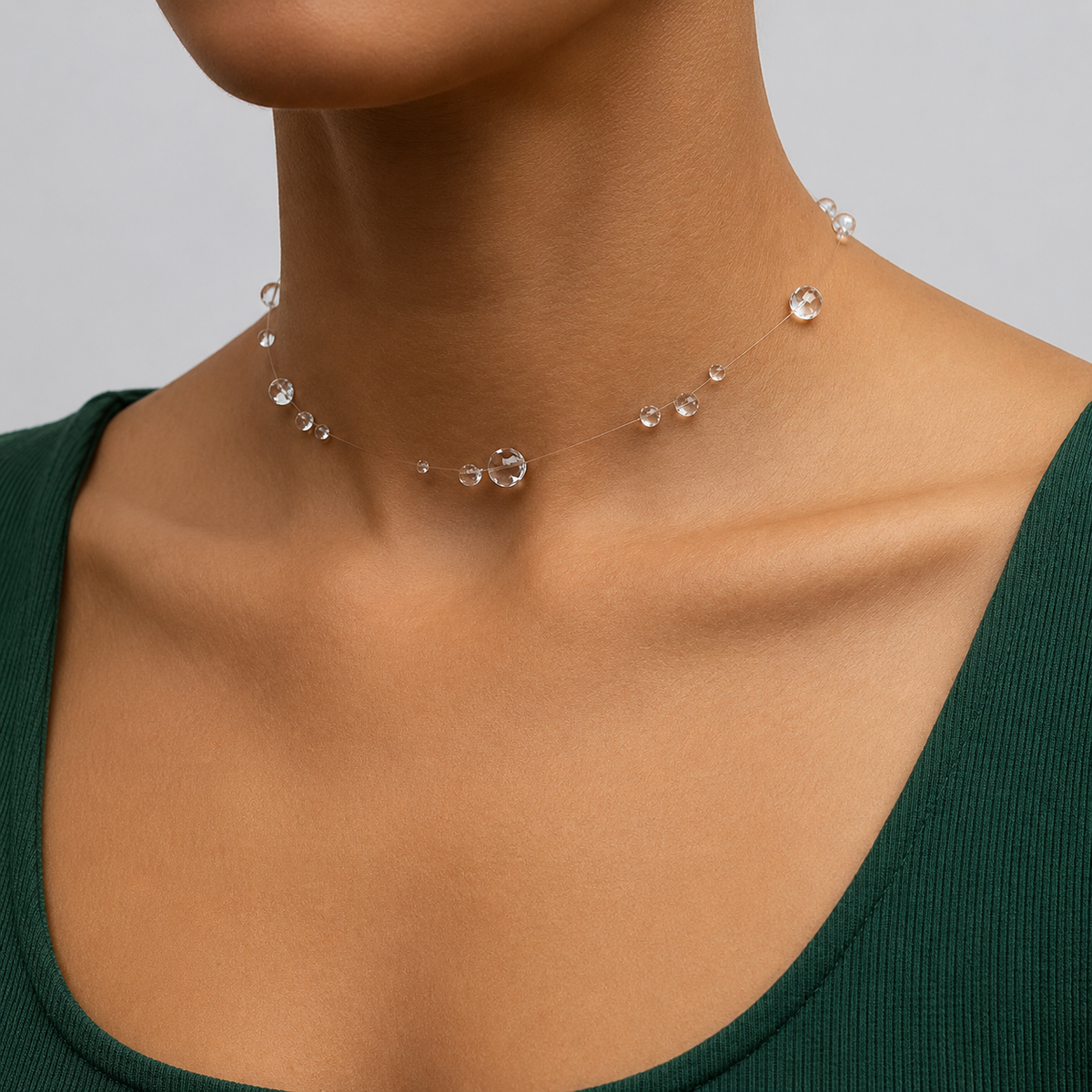 The Morning Dewdrops of Style Necklace Set – Pearl & Crystal Bridal Jewelry Set