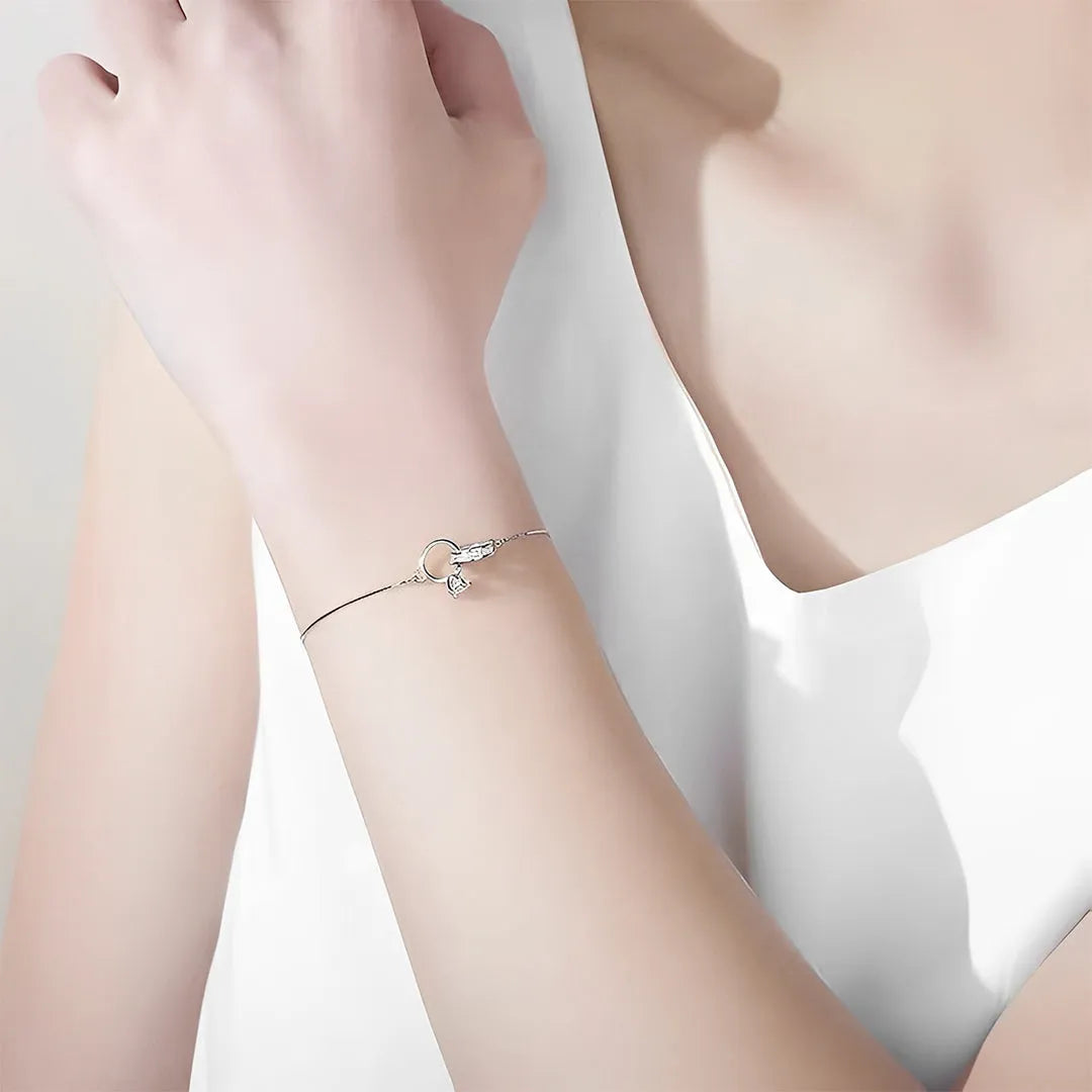 For Wife - S925 Interlocking Diamond Bracelet✨